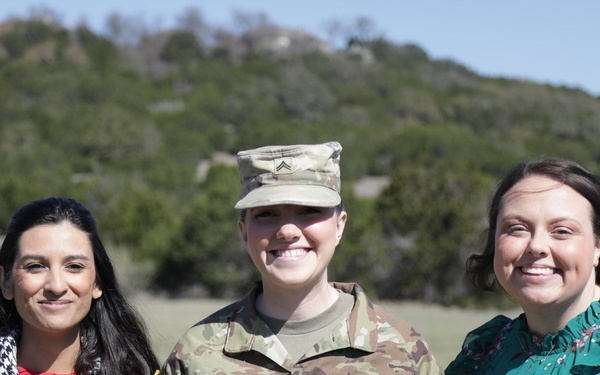 Cpl. Natalie A. Lenehan was selected as Nolanville's 2024 Environmental Ambassador