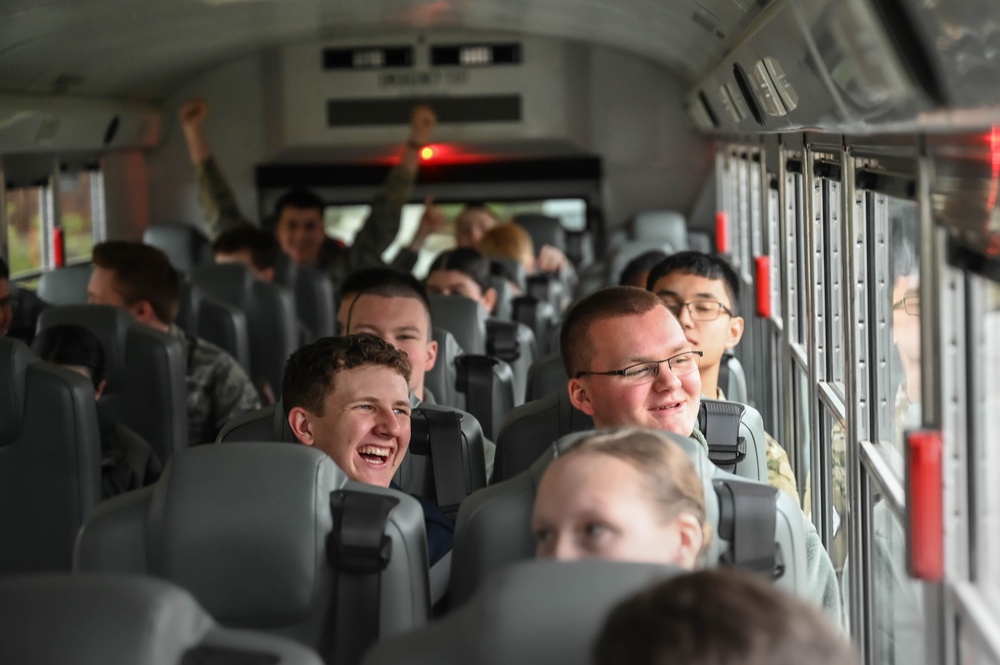 The sky is not the limit: Pine-Richland High School JROTC attends orientation flight at Pittsburgh IAP ARS