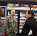 Vice Chief of Naval Operations Adm. Jim Kilby visited the Huntington Hall Navy Exchange Mini Mart in Newport News, March 5.