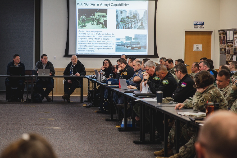 National Guard, Emergency Management and Law Enforcement share planning considerations during roundtable