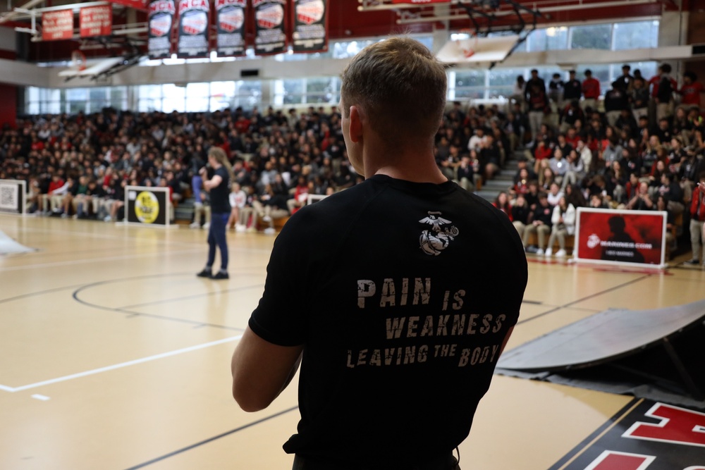Pedaling Positivity: No Hate ASA Tour Visits Schools Across Louisiana With Marines