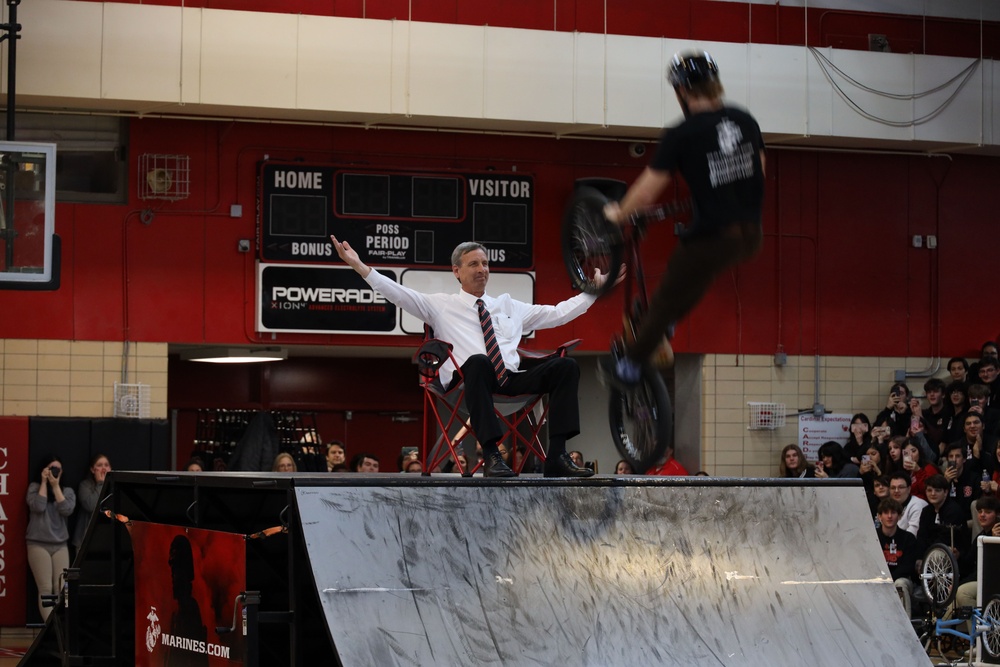 Pedaling Positivity: No Hate ASA Tour Visits Schools Across Louisiana With Marines