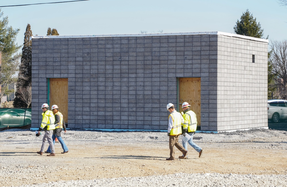 Construction continues at the Louisville VA Medical Center Feb. 21, 2024