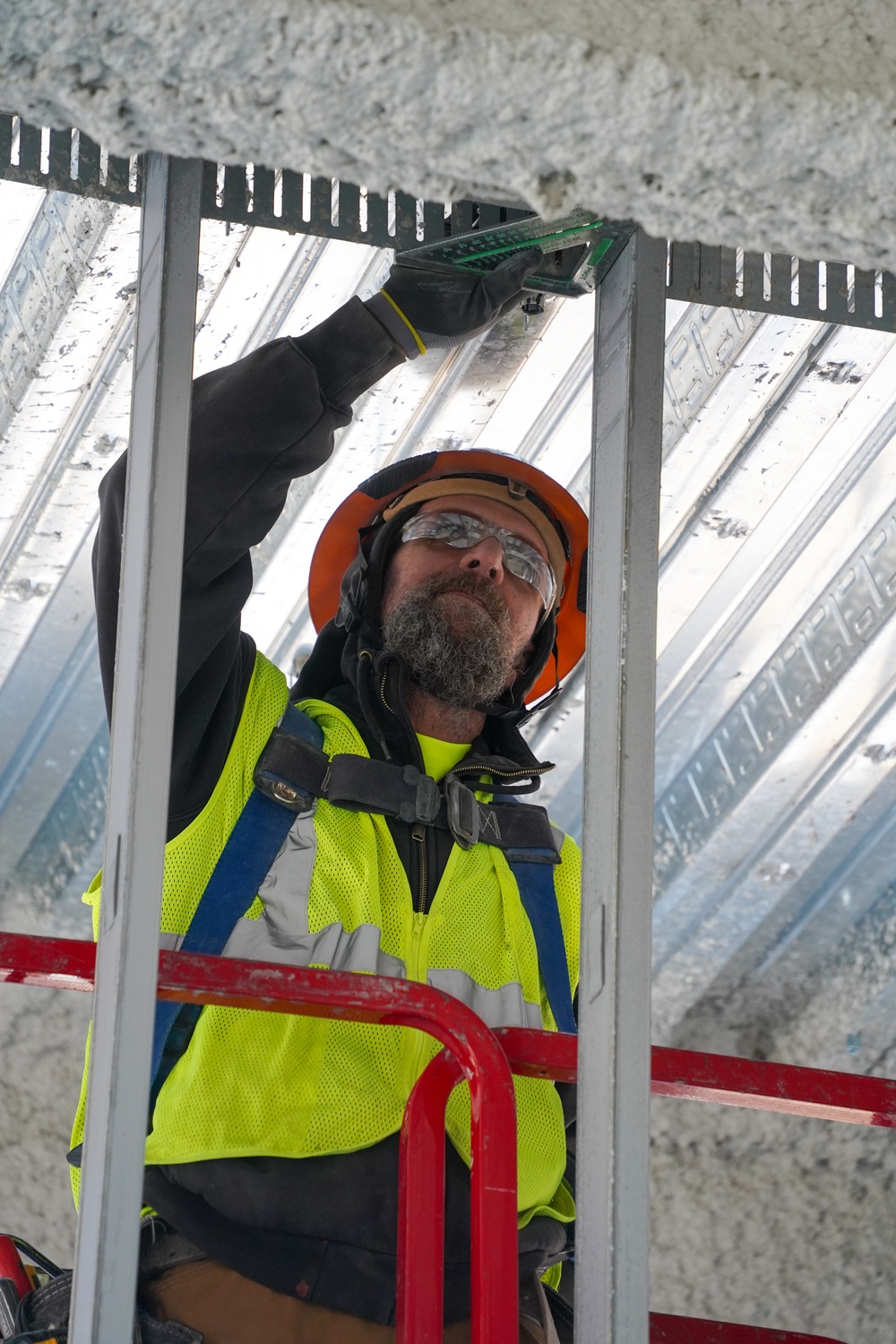 Construction continues at the Louisville VA Medical Center Feb. 21, 2024