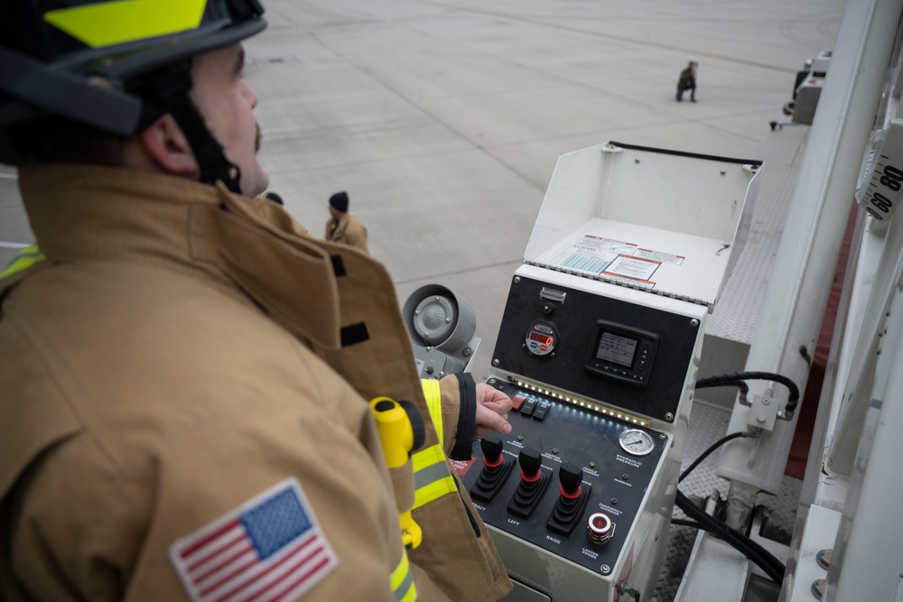 Air Traffic Control Tower Fire Evacuation Training