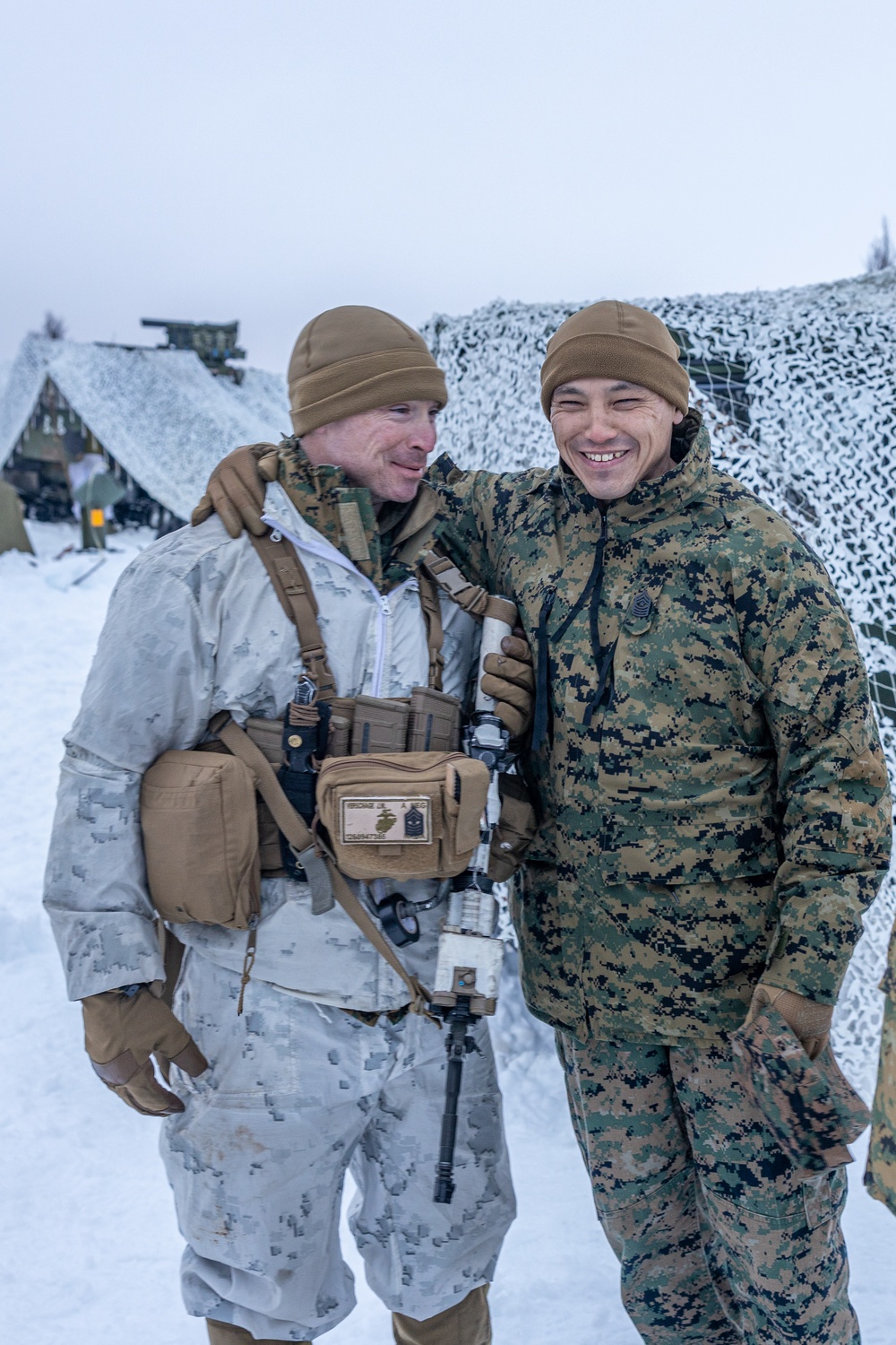 2nd Marine Aircraft Wing leadership visits U.S. Marines and Sailors during Exercise Nordic Response 24