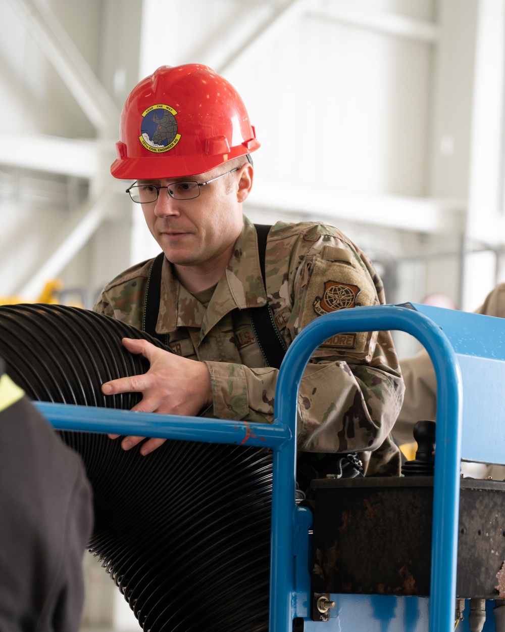 157th civil engineers complete restoration in the rafters