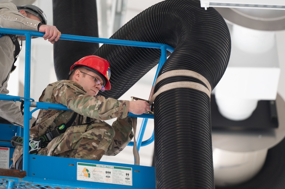 157th civil engineers complete restoration in the rafters