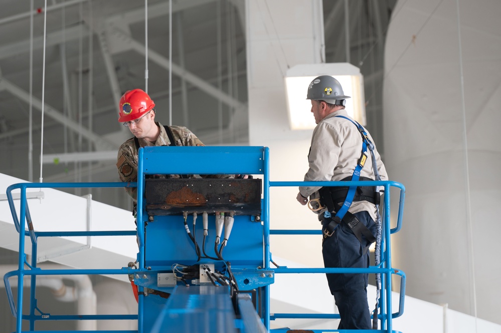 157th civil engineers complete restoration in the rafters