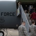 JROTC experiences a KC-135 Stratotanker refuel a C-17 Globemaster