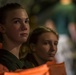 JROTC experiences a KC-135 Stratotanker refuel a C-17 Globemaster