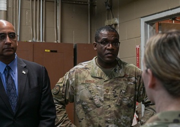 Dr Ravi Chaudhary Visits Barksdale Air Force Base