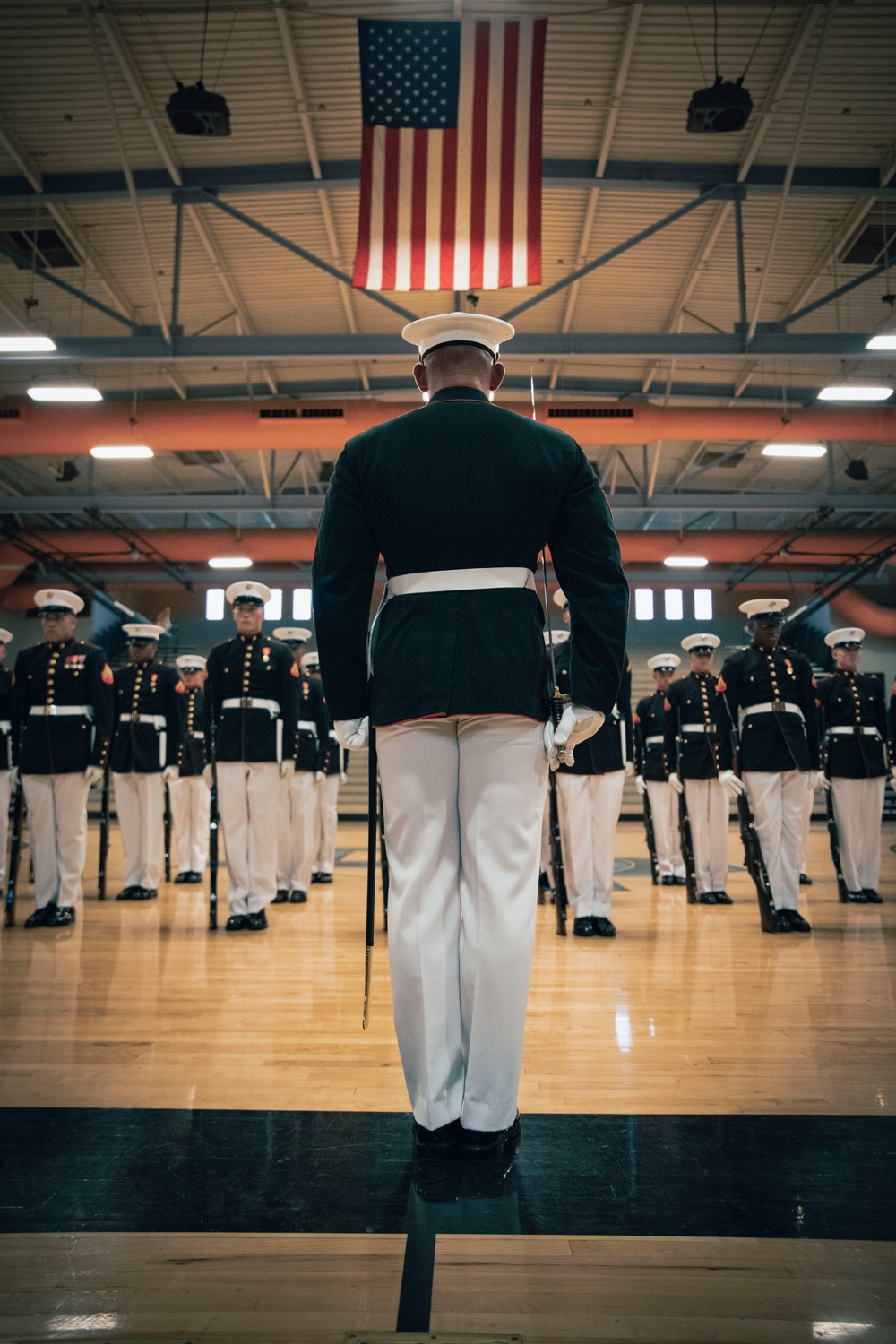 Silent Drill Platoon and the Commandant’s Own Drum &amp; Bugle Corps perform in Las Vegas for the first time in 22 years