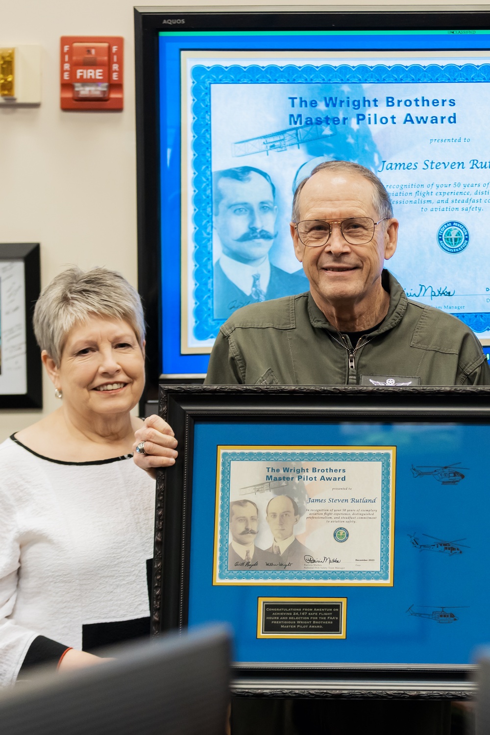 50 years of purpose- Fort Novosel flight instructor receives FAA Master Pilot Award