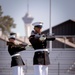 Silent Drill Platoon and the Commandant’s Own Drum &amp; Bugle Corps perform at Clark High School in Las Vegas