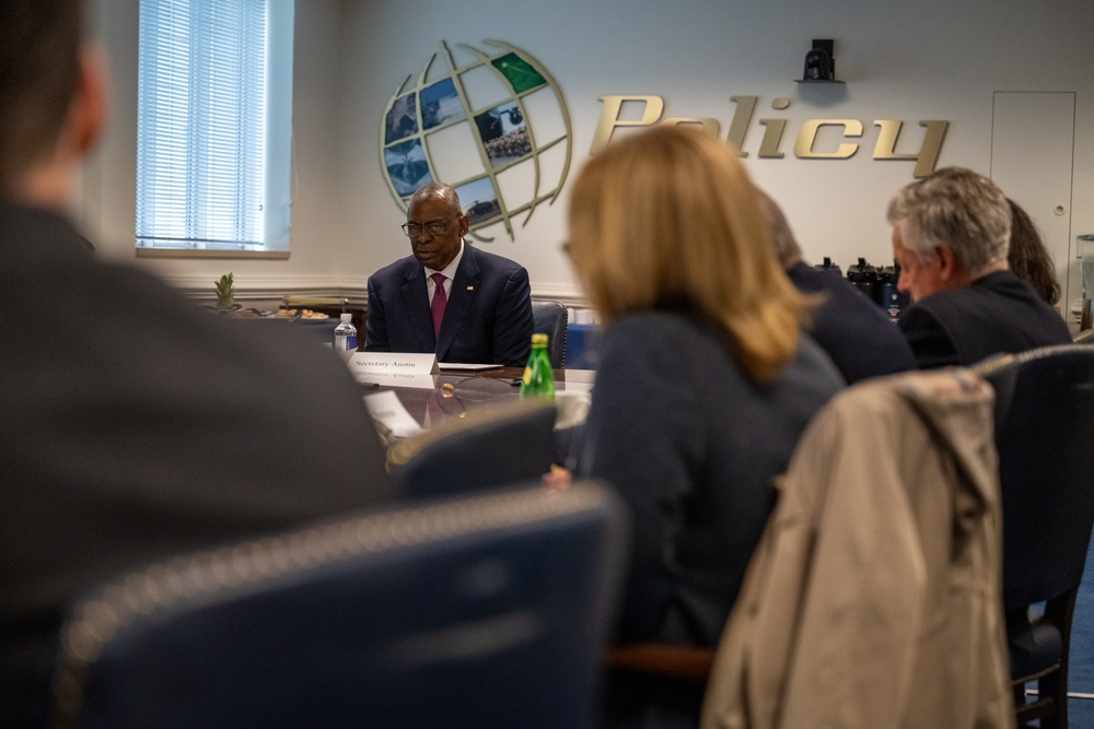 Secretary Austin Meets with Defense Policy Board