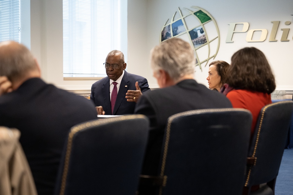 Secretary Austin Meets with Defense Policy Board