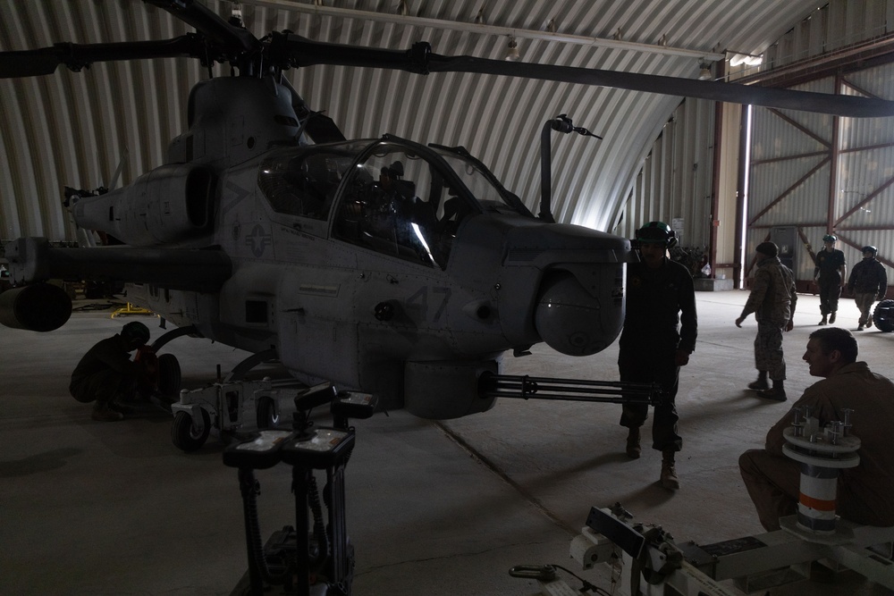 Marines with HMLA-267 participate in MWX during SLTE 2-24