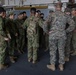 Japanese Self Defense Force tours USS America