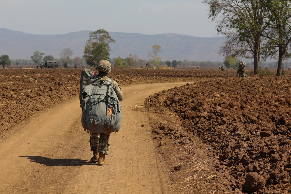 Strategic Airborne Operations training Cobra Gold 2024