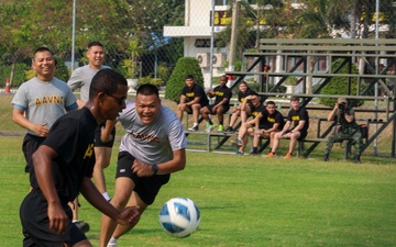 16th CAB 2-158th Assault Helicopter Battalion and Royal Thai Army 9th Aviation Battalion have a Sports Day Competition during Cobra Gold 2024