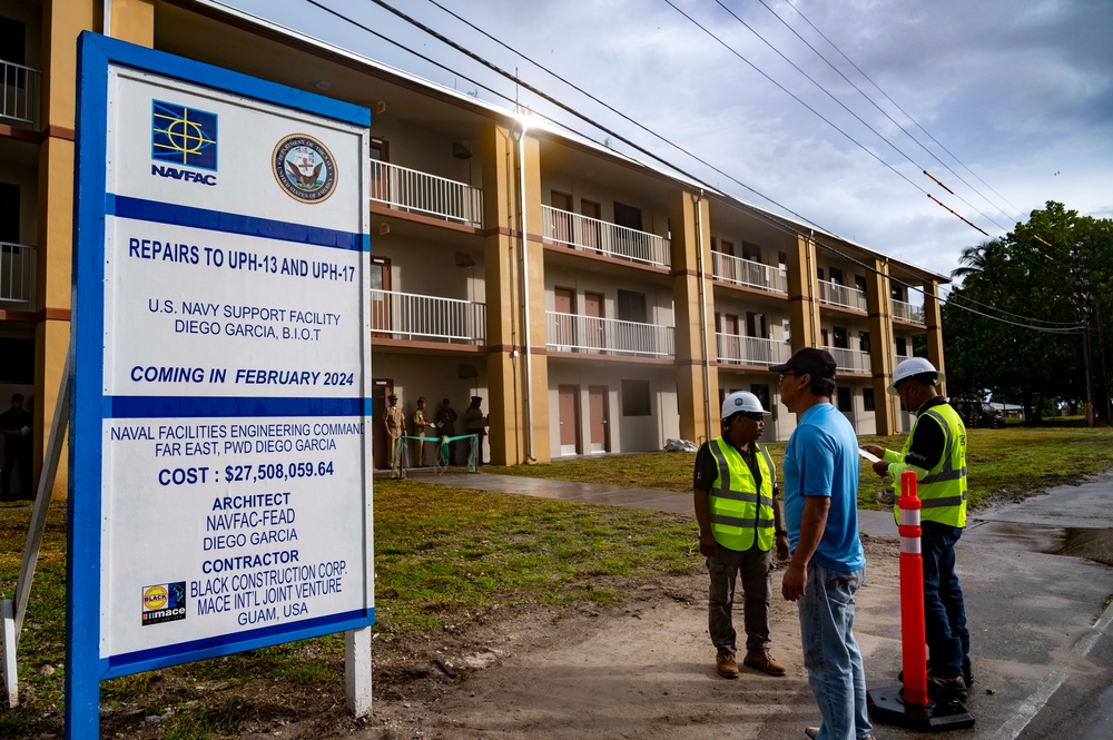 U.S. Naval Support Facility Diego Garcia Beautifies Unaccompanied Housing Unit 13