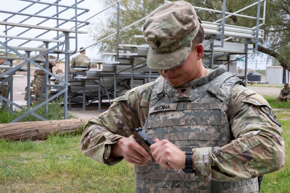 2024 Best Warrior Competitors Conduct Weapon Qualification Tables