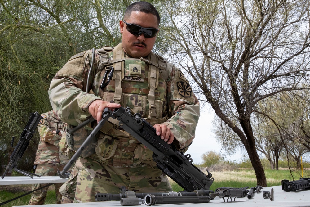 2024 Best Warrior Competitors Conduct Weapon Qualification Tables