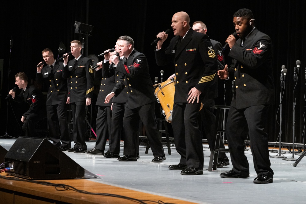 Navy Band Sea Chanters perform in Harrisonburg