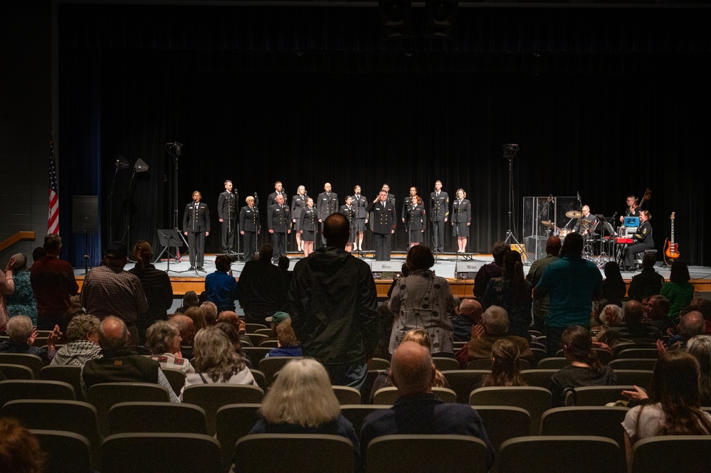 Navy Band Sea Chanters perform in Harrisonburg