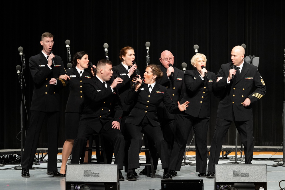 Navy Band Sea Chanters perform in Harrisonburg