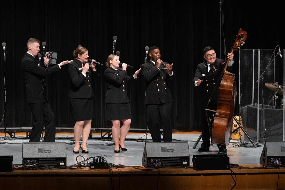 Navy Band Sea Chanters perform in Harrisonburg