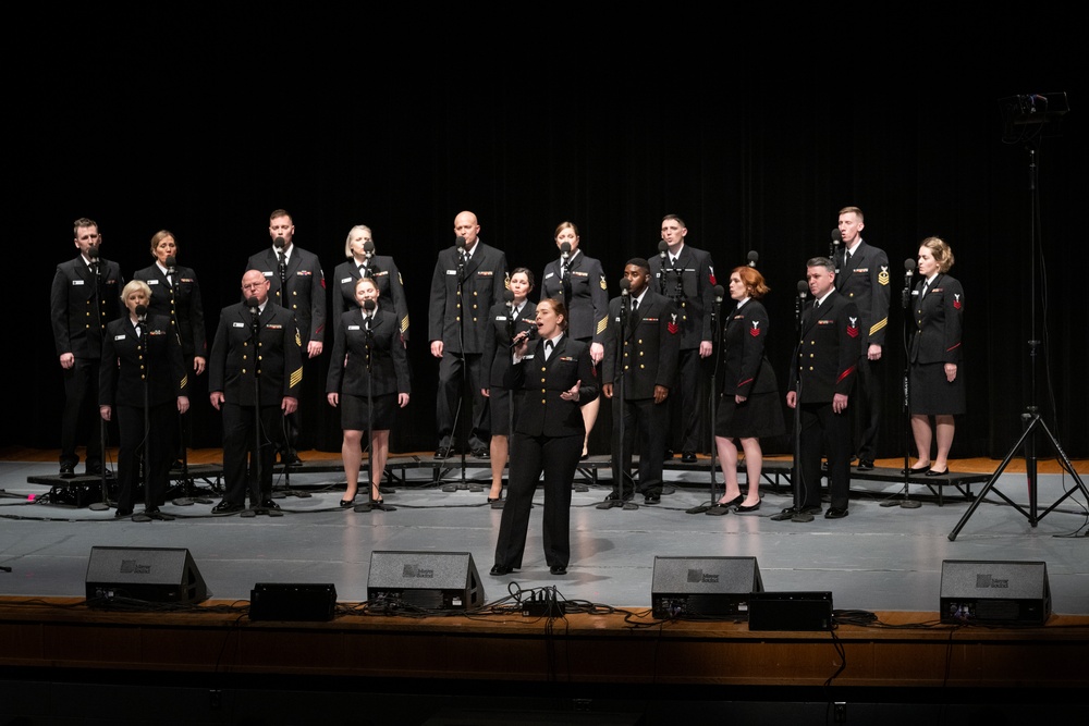 Navy Band Sea Chanters perform in Harrisonburg