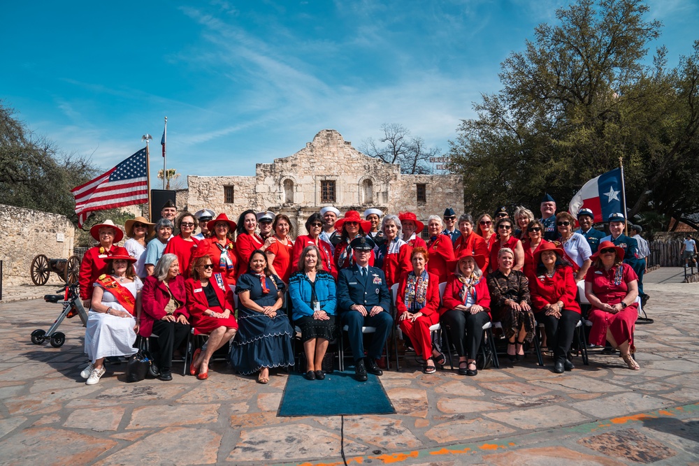 Daughters of the Republic of Texas hosts the annual memorial service for the Heroes of the Alamo
