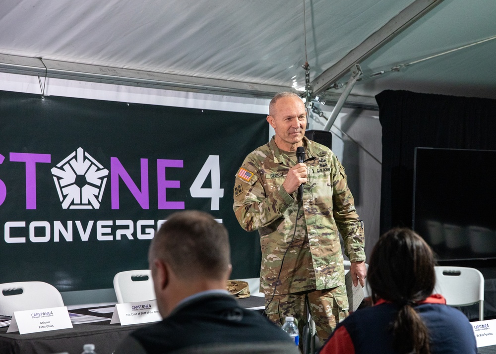 Chief of Staff of the Army visits Project Convergence Capstone 4