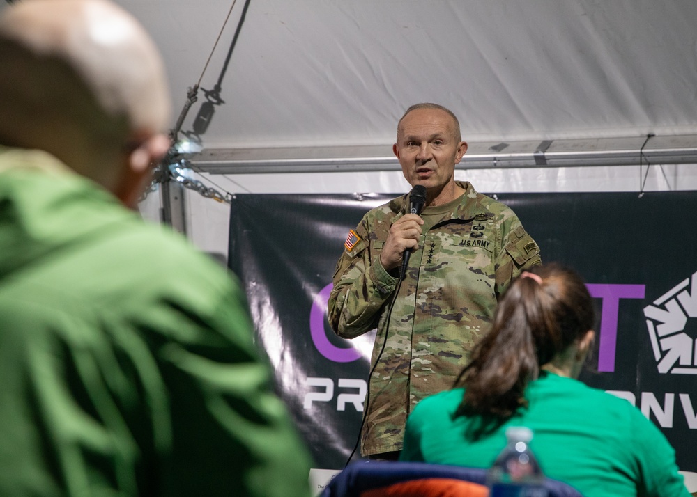 Chief of Staff of the Army visits Project Convergence Capstone 4
