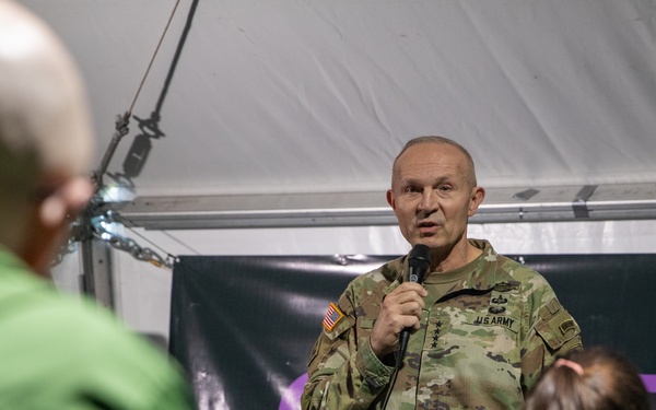 Chief of Staff of the Army visits Project Convergence Capstone 4