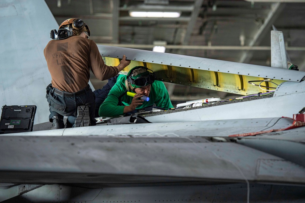 USS Dwight D. Eisenhower Conducts Routine Operations in the Red Sea