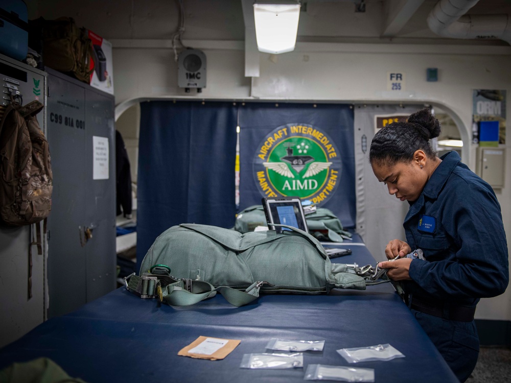 USS Dwight D. Eisenhower Conducts Routine Operations in the Red Sea