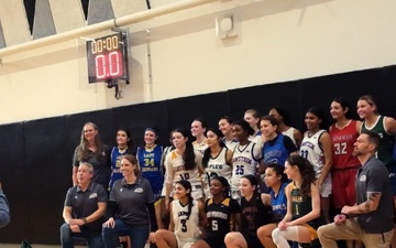 DODEA Europe Girls Basketball All-Stars Competition Group Photo