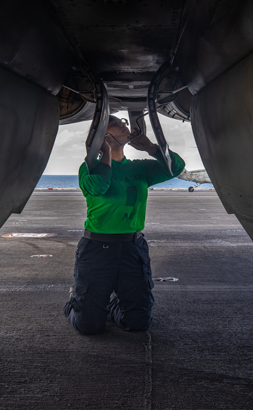 USS Dwight D. Eisenhower Conducts Routine Operations in the Red Sea