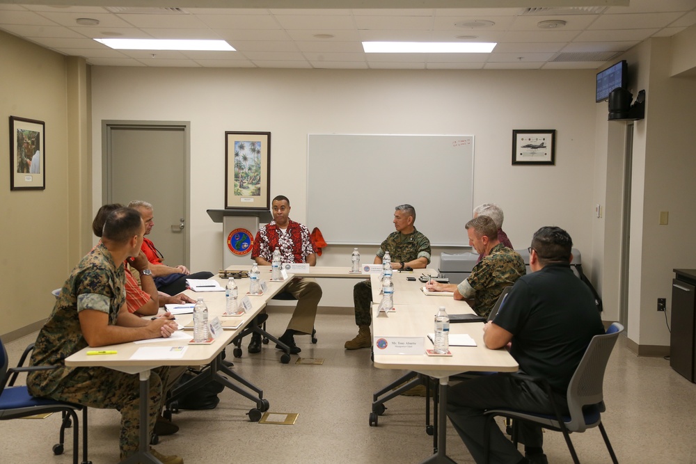 Assistant Secretary of the Navy visits Camp Blaz