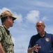 U.S. Navy Rear Admiral Greg Huffman visits Camp Blaz