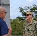 U.S. Navy Rear Admiral Greg Huffman visits Camp Blaz