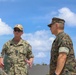 U.S. Navy Rear Admiral Greg Huffman visits Camp Blaz