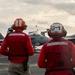 USS Dwight D. Eisenhower Conducts a Replenishment-At-Sea in the Red Sea