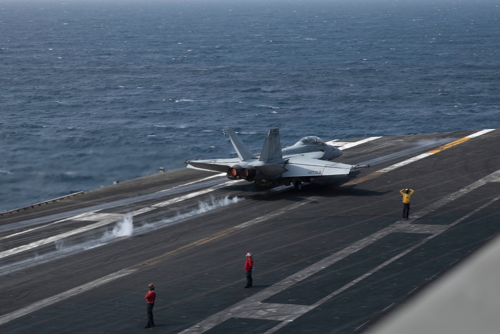 USS Dwight D. Eisenhower Conducts Routine Operations in the Red Sea