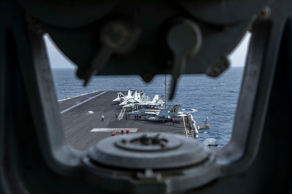 USS Dwight D. Eisenhower Conducts Routine Operations in the Red Sea