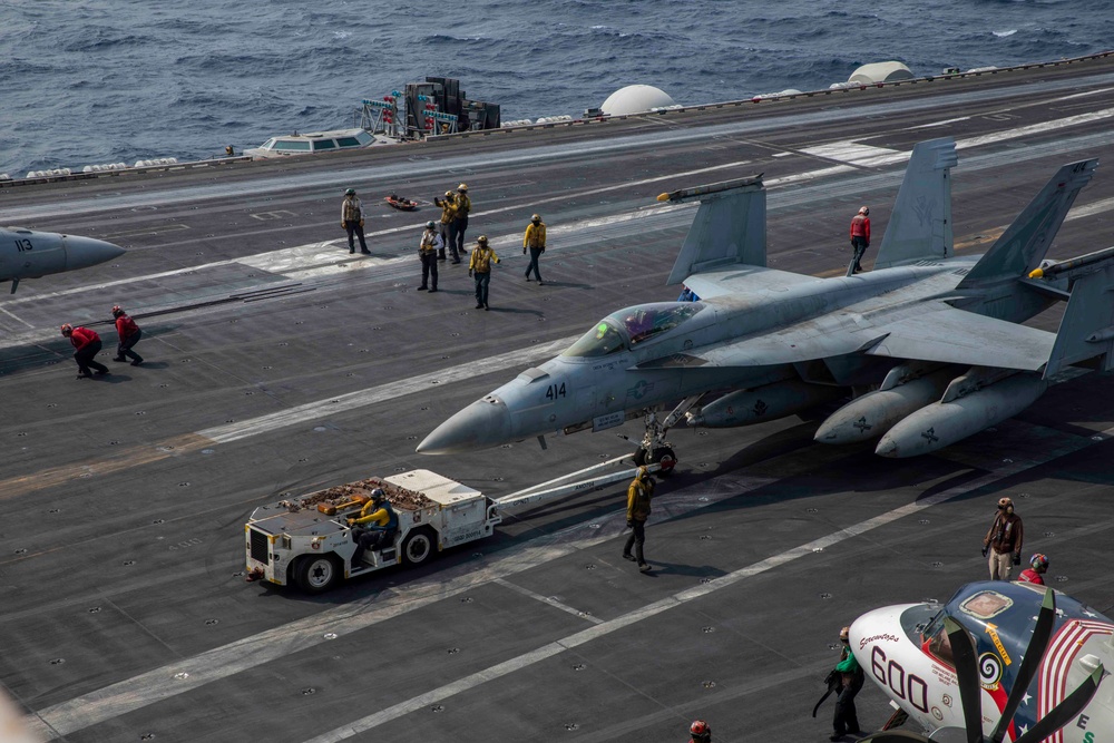 USS Dwight D. Eisenhower Conducts Routine Operations in the Red Sea