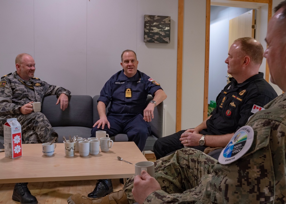 Australian Defense Force and UK CSG visit CTF North Headquarters